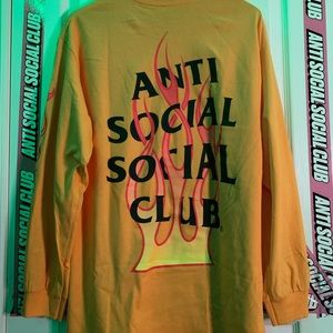 Anti social social club long sleeve tee